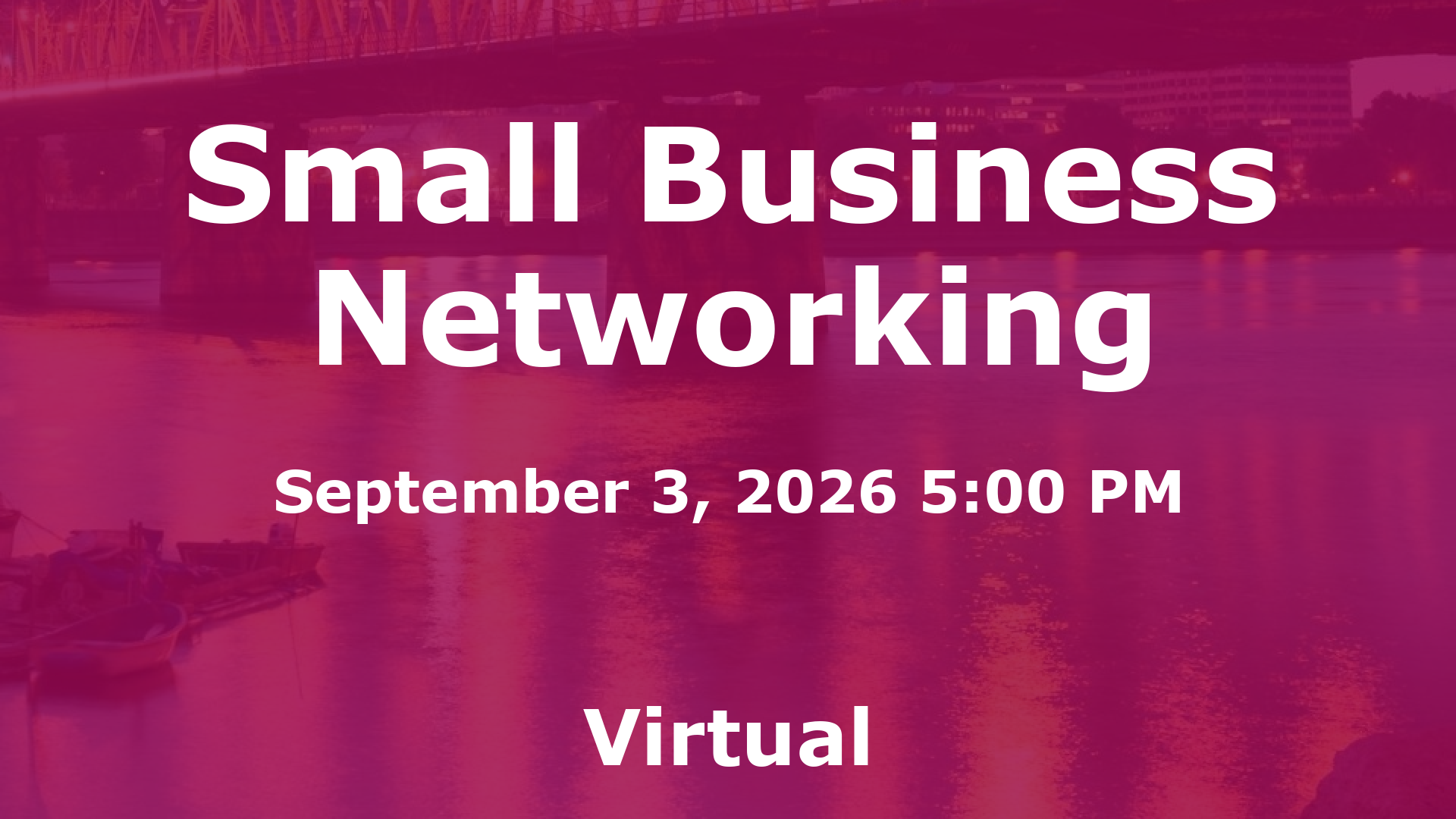 Small Business Networking event image